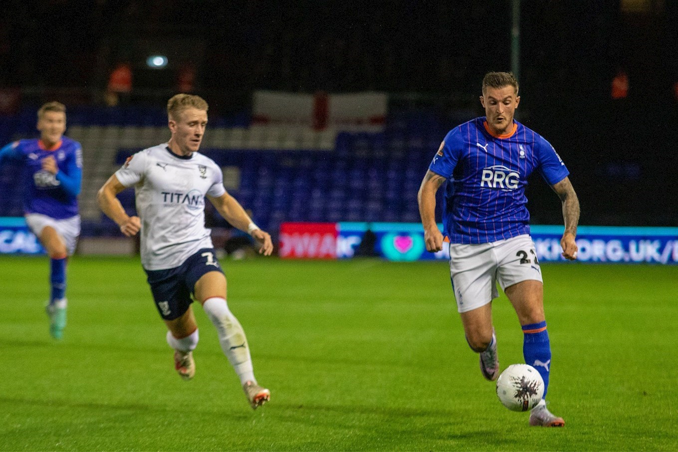 during the Vanarama National League match between Oldham Athletic